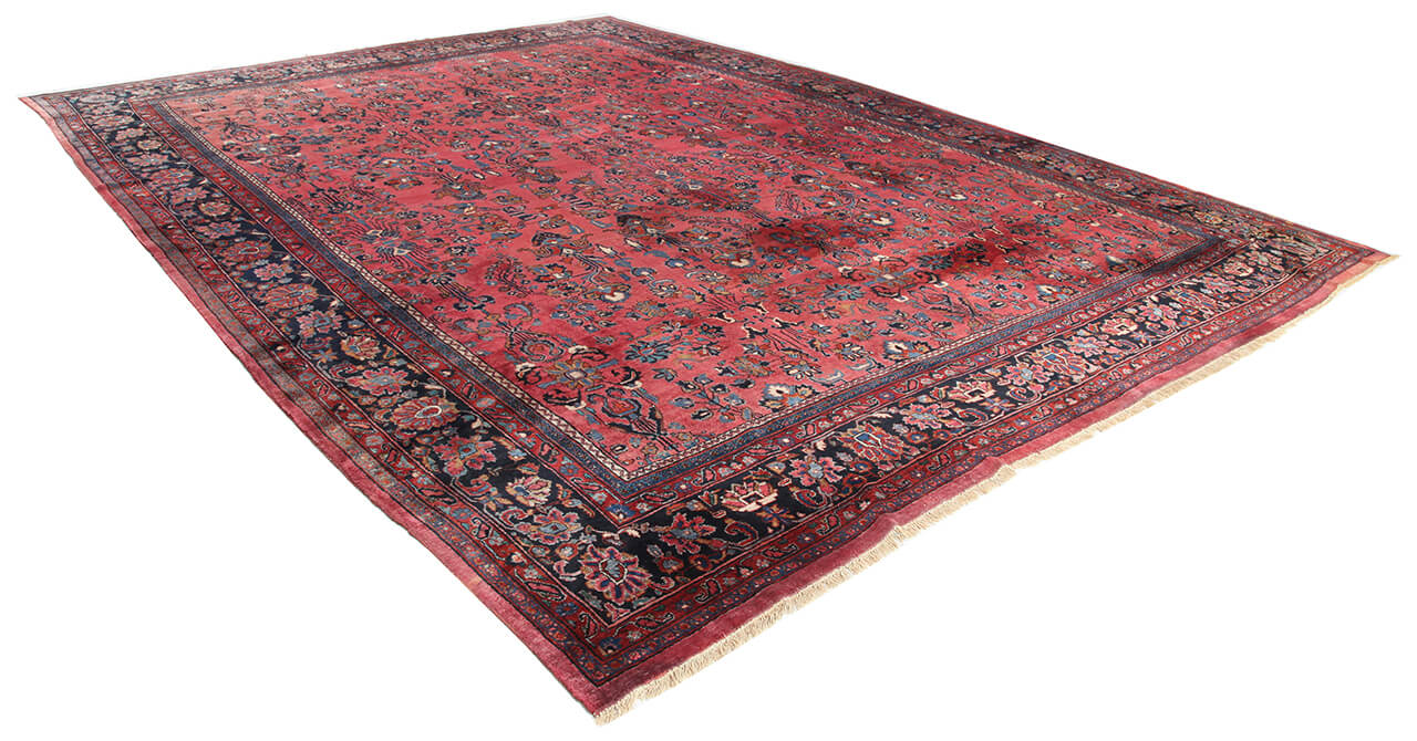 Authentic Antique Persian Lillian Rug | Hand-Knotted 528x390cm