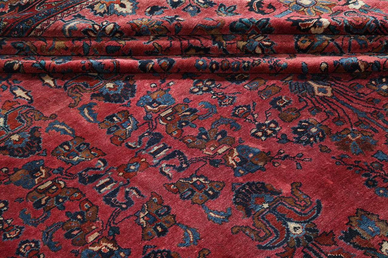 Tappeto Lillian Antico Persiano Autentico | Annodato a Mano 528x390cm