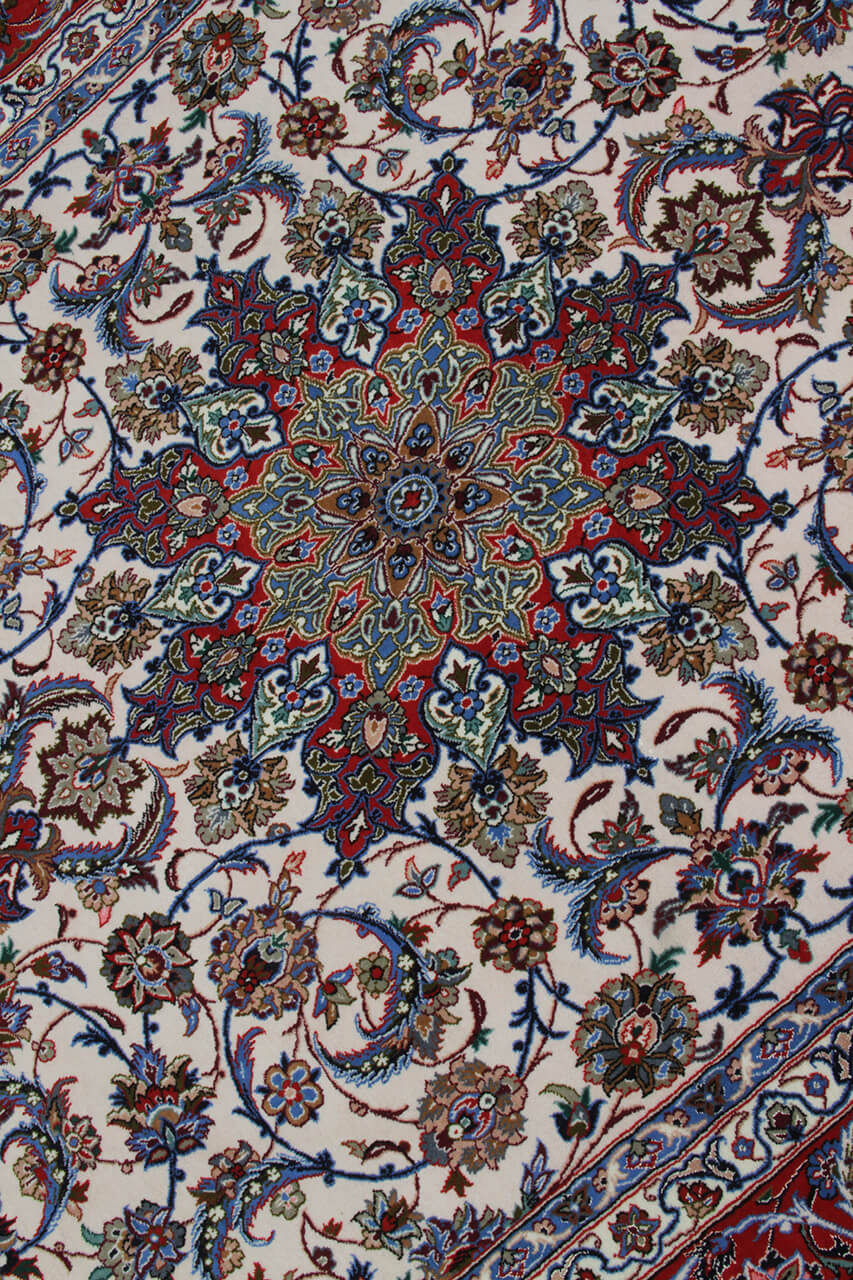 Tappeto Persiano ISFAHAN Seta/Lana 231x154cm