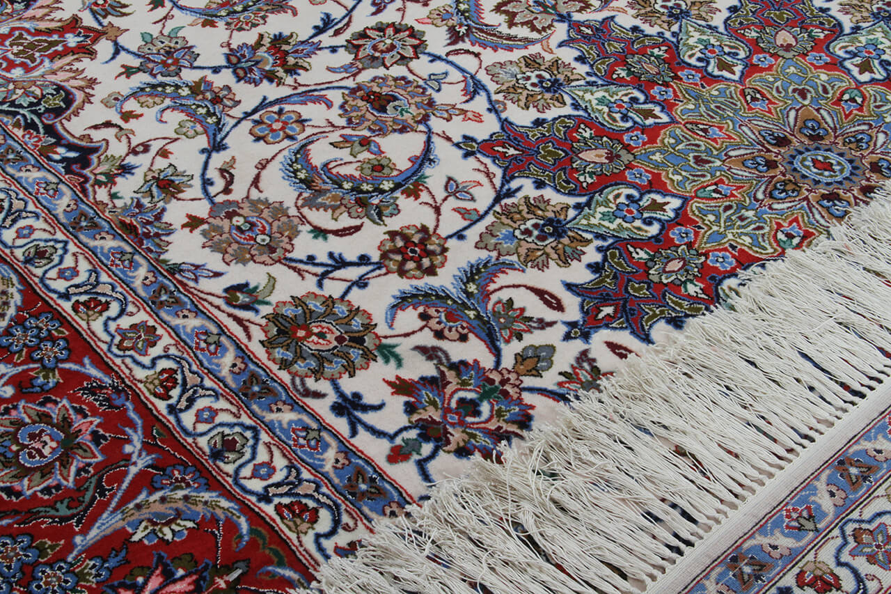 Tappeto Persiano ISFAHAN Seta/Lana 231x154cm