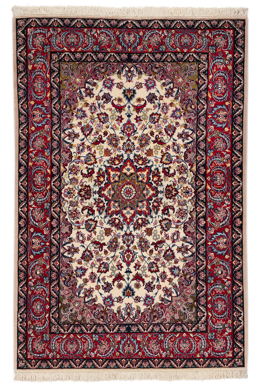 Tappeto Persiano ISFAHAN Seta/Lana 165x110cm