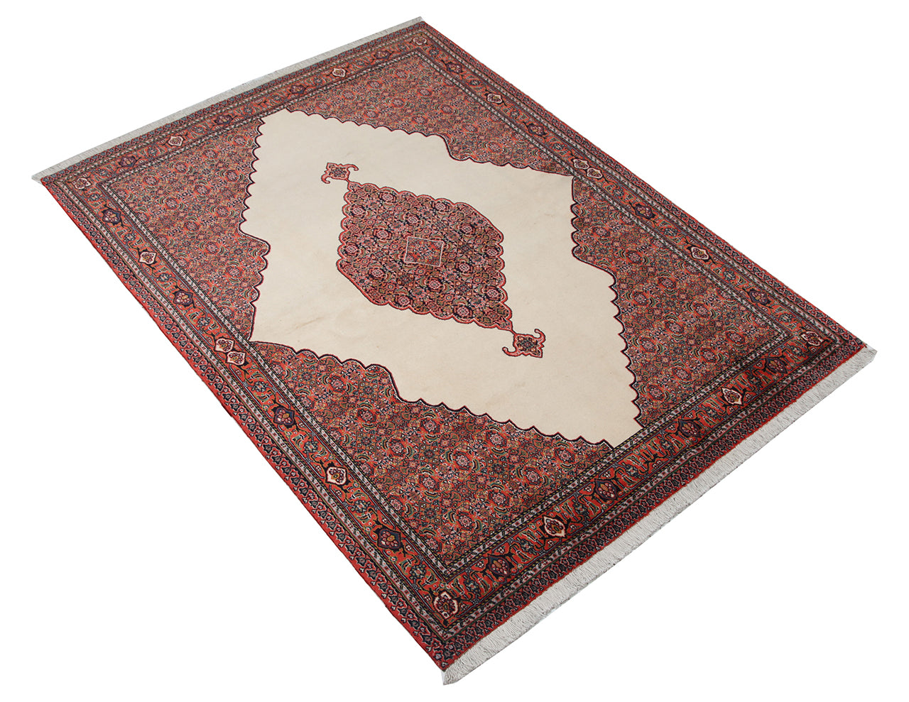 Handmade Bidjar Wool Rug Red