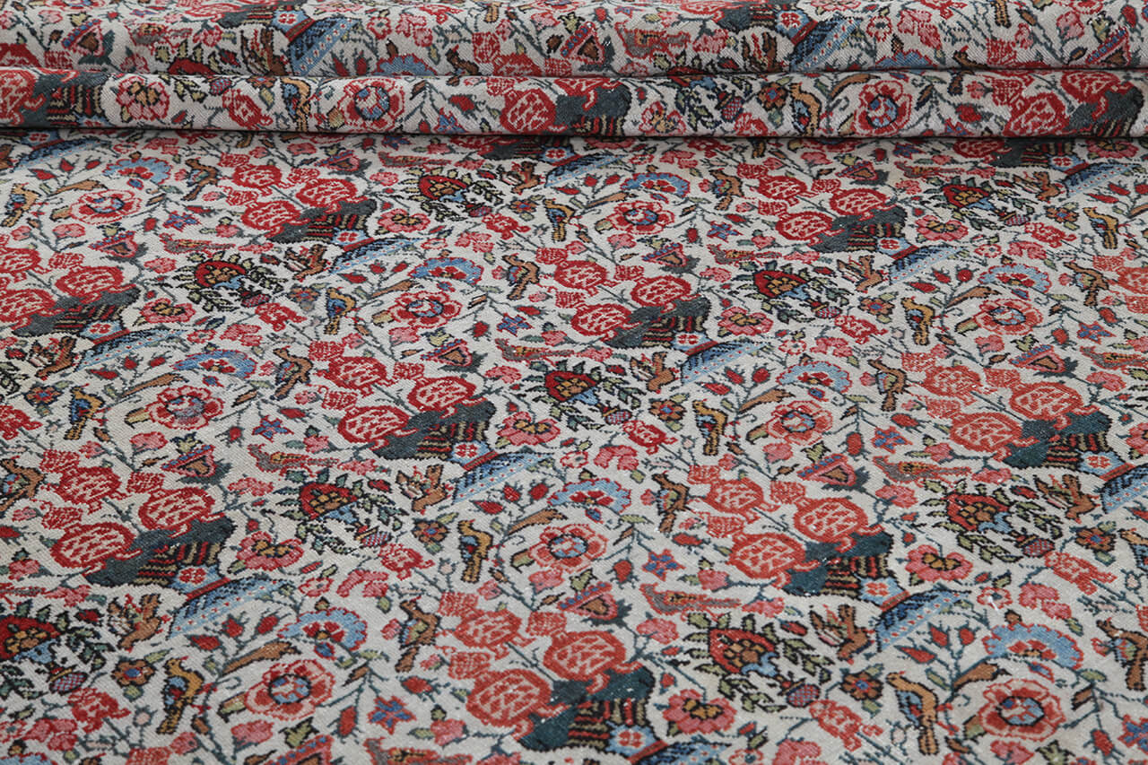 Tappeto Kerman Antico Persiano Autentico | Annodato a Mano 306x223cm