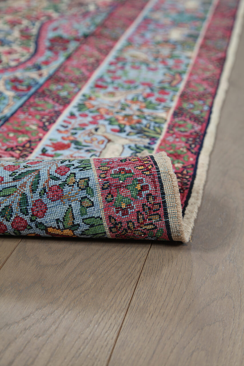 Tappeto Kerman Antico Persiano Autentico | Annodato a Mano 225x145cm