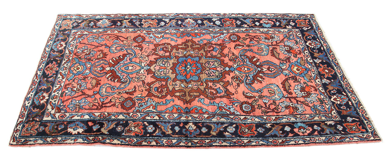 Tappeto Lillian Antico Persiano Autentico | Annodato a Mano 210x128cm