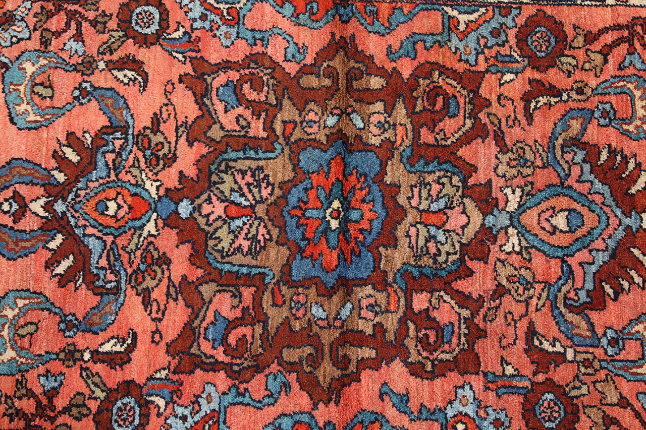 Tappeto Lillian Antico Persiano Autentico | Annodato a Mano 210x128cm