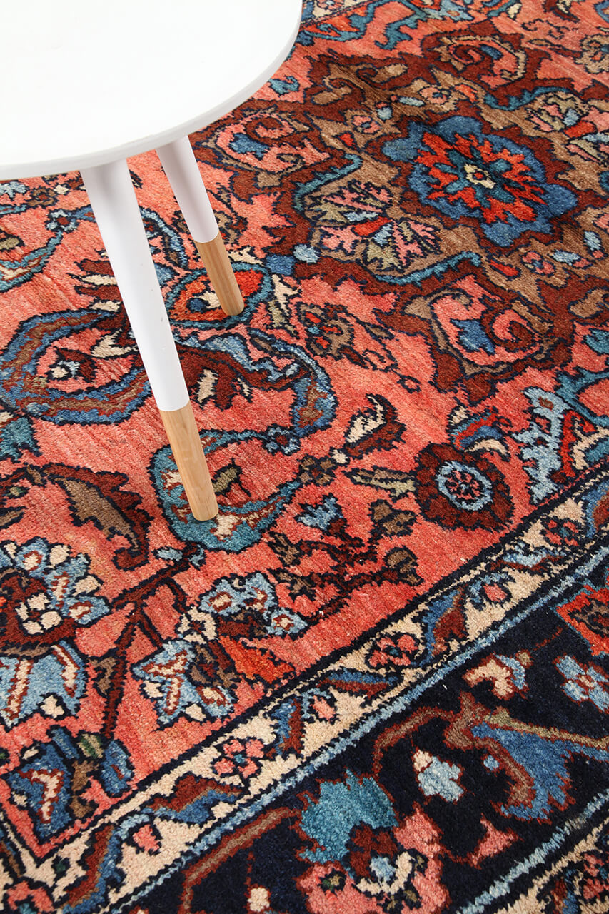 Tappeto Lillian Antico Persiano Autentico | Annodato a Mano 210x128cm