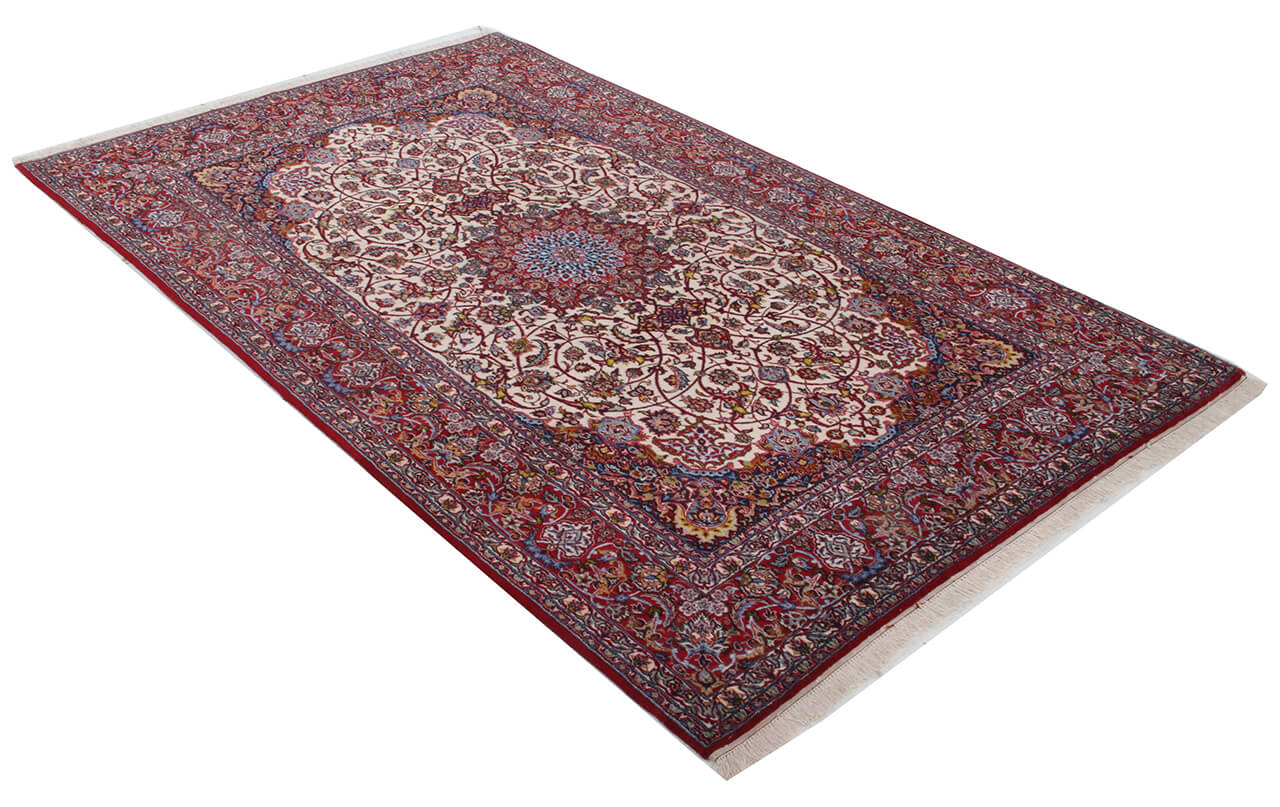 Tappeto Persiano ISFAHAN Seta/Lana 255x156cm