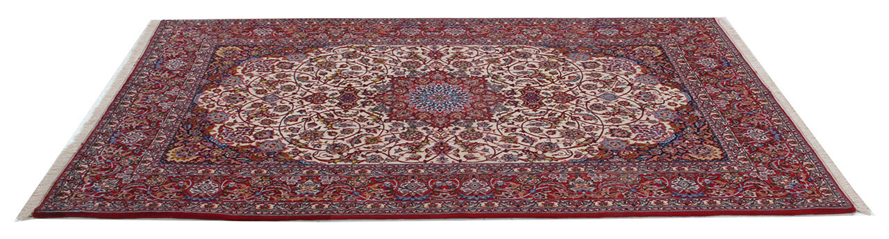 Tappeto Persiano ISFAHAN Seta/Lana 255x156cm