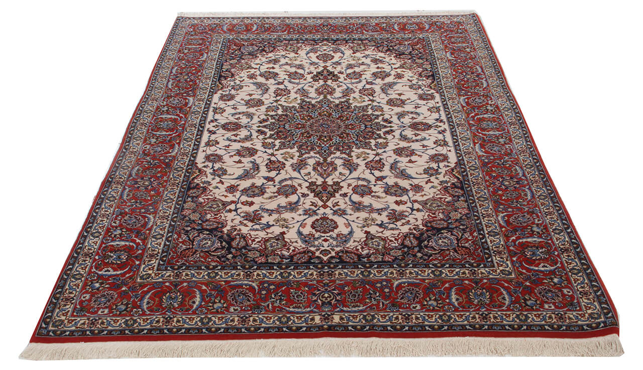 Tappeto Persiano ISFAHAN Seta/Lana 234x154cm