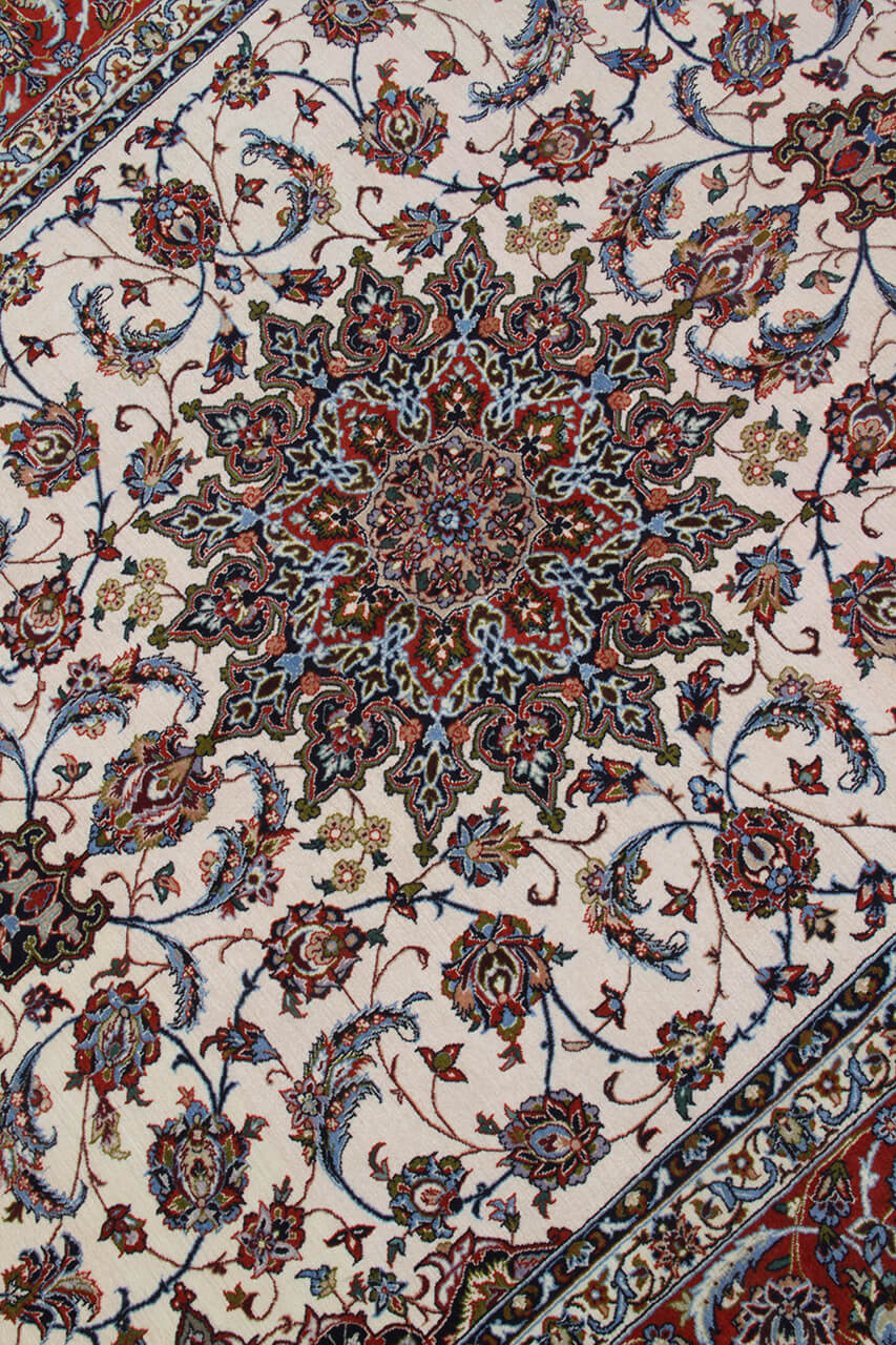 Tappeto Persiano ISFAHAN Seta/Lana 234x154cm