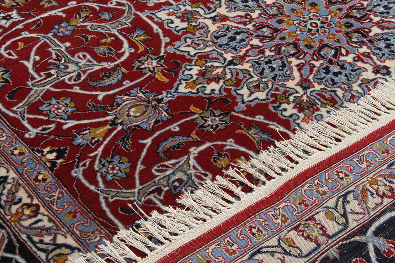 Persian Isfahan Silk & Wool Rug 220_152 cm
