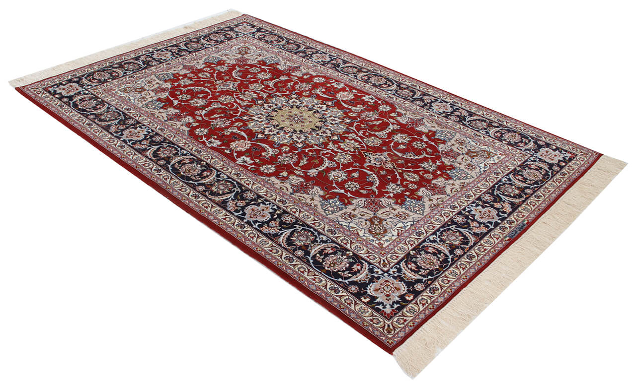 Persian Isfahan Silk & Wool Rug 238_160 cm