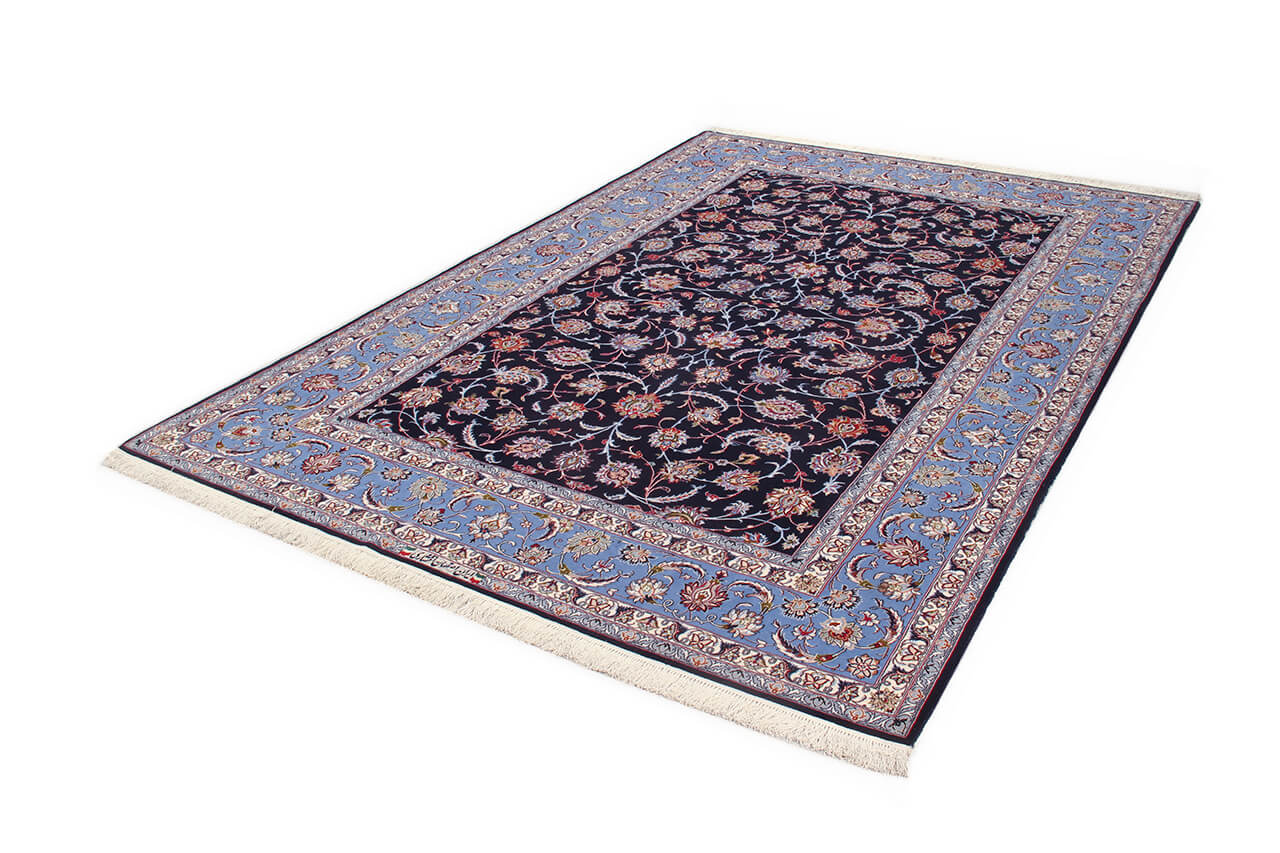Persian Isfahan Silk & Wool Rug 300_197 cm
