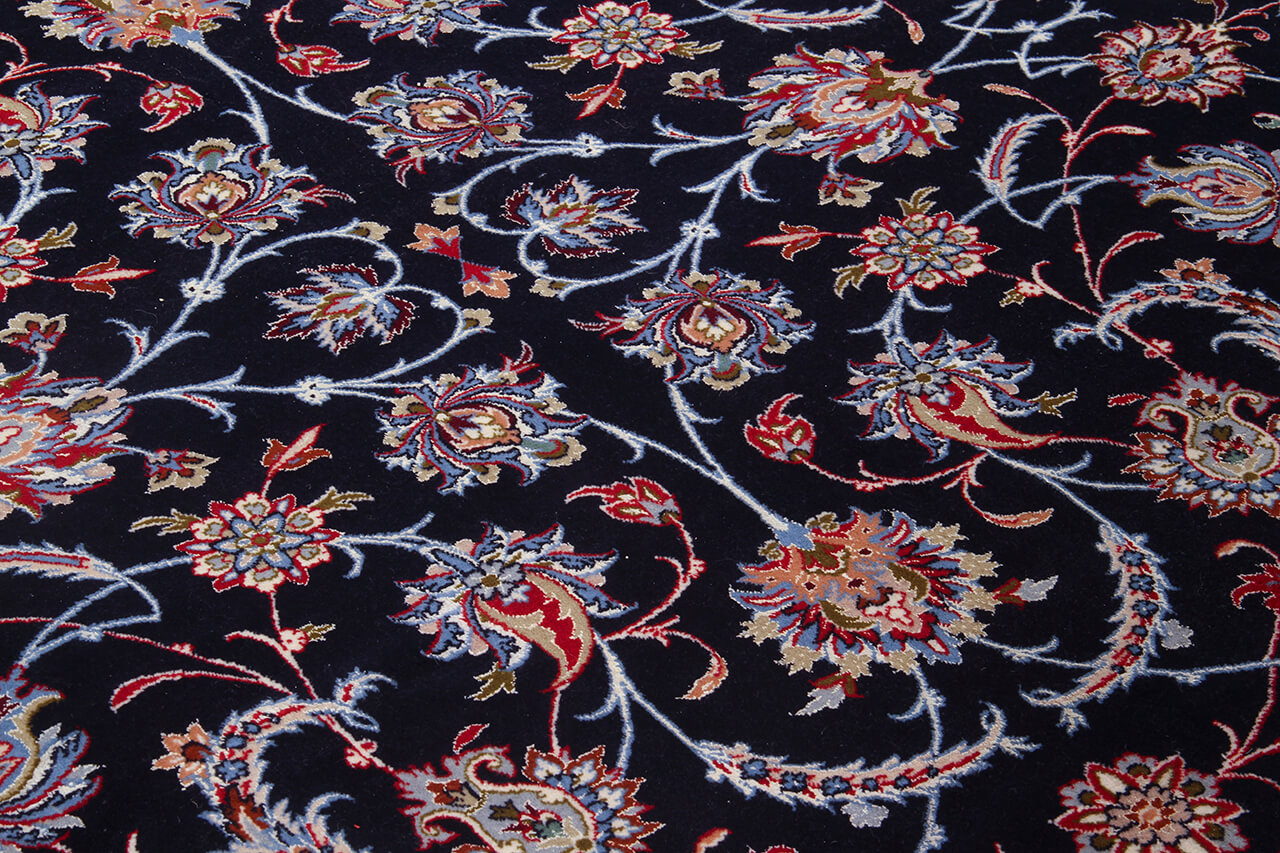 Persian Isfahan Silk & Wool Rug 300_197 cm