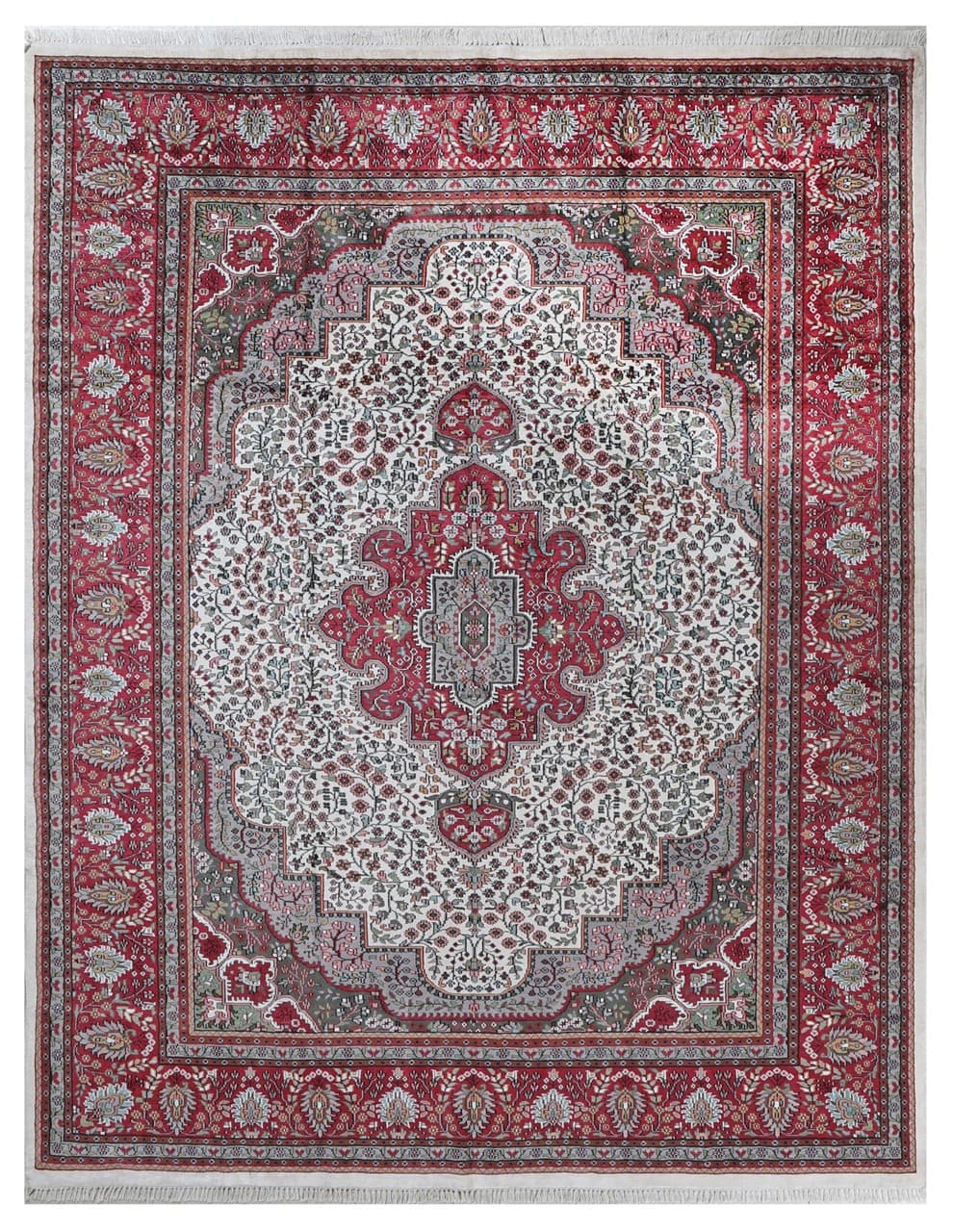 Agra Oriental Viscose Rug - Silk Effect - 308x240cm