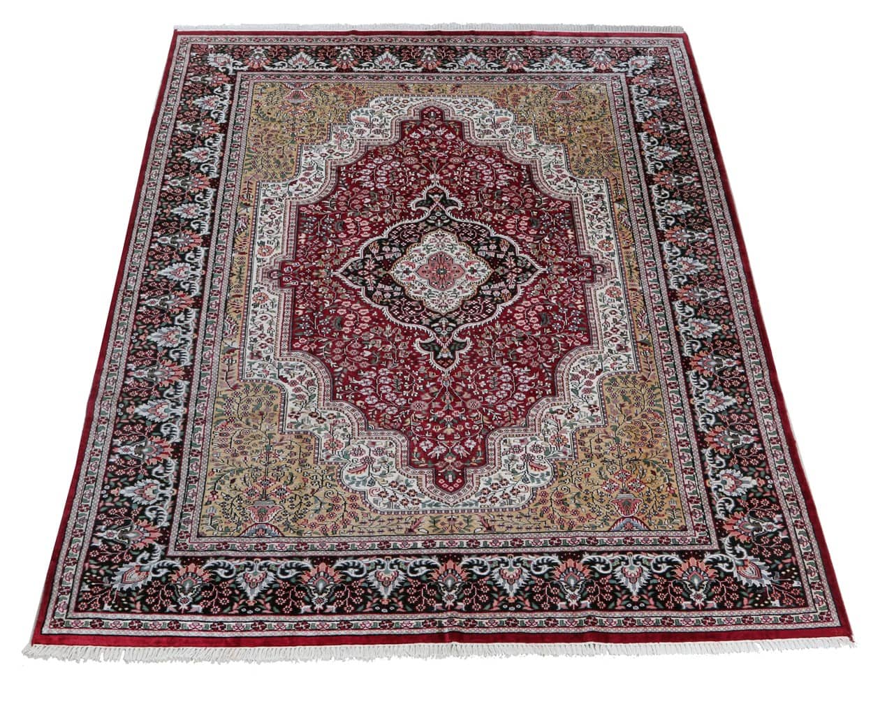 Tappeto Agra in Viscosa - Effetto Seta - Stile Orientale 317x238cm - CarpetLiving