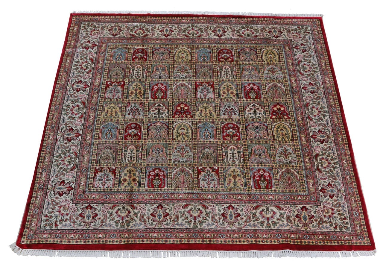 Tappeto Agra in Viscosa - Effetto Seta - Stile Orientale 248x235cm - CarpetLiving