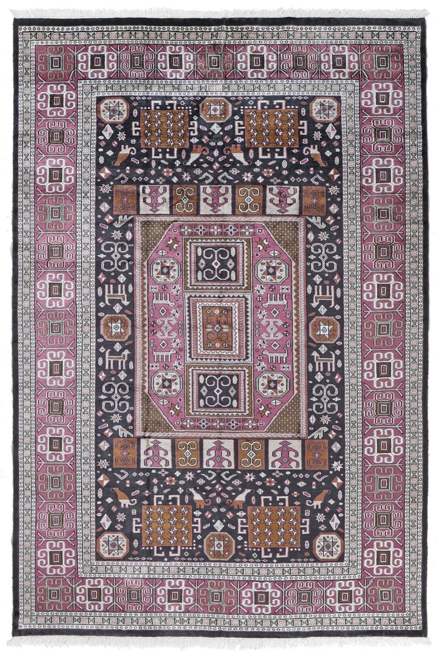 Tappeto Agra in Viscosa - Effetto Seta - Stile Orientale 313x207cm - CarpetLiving