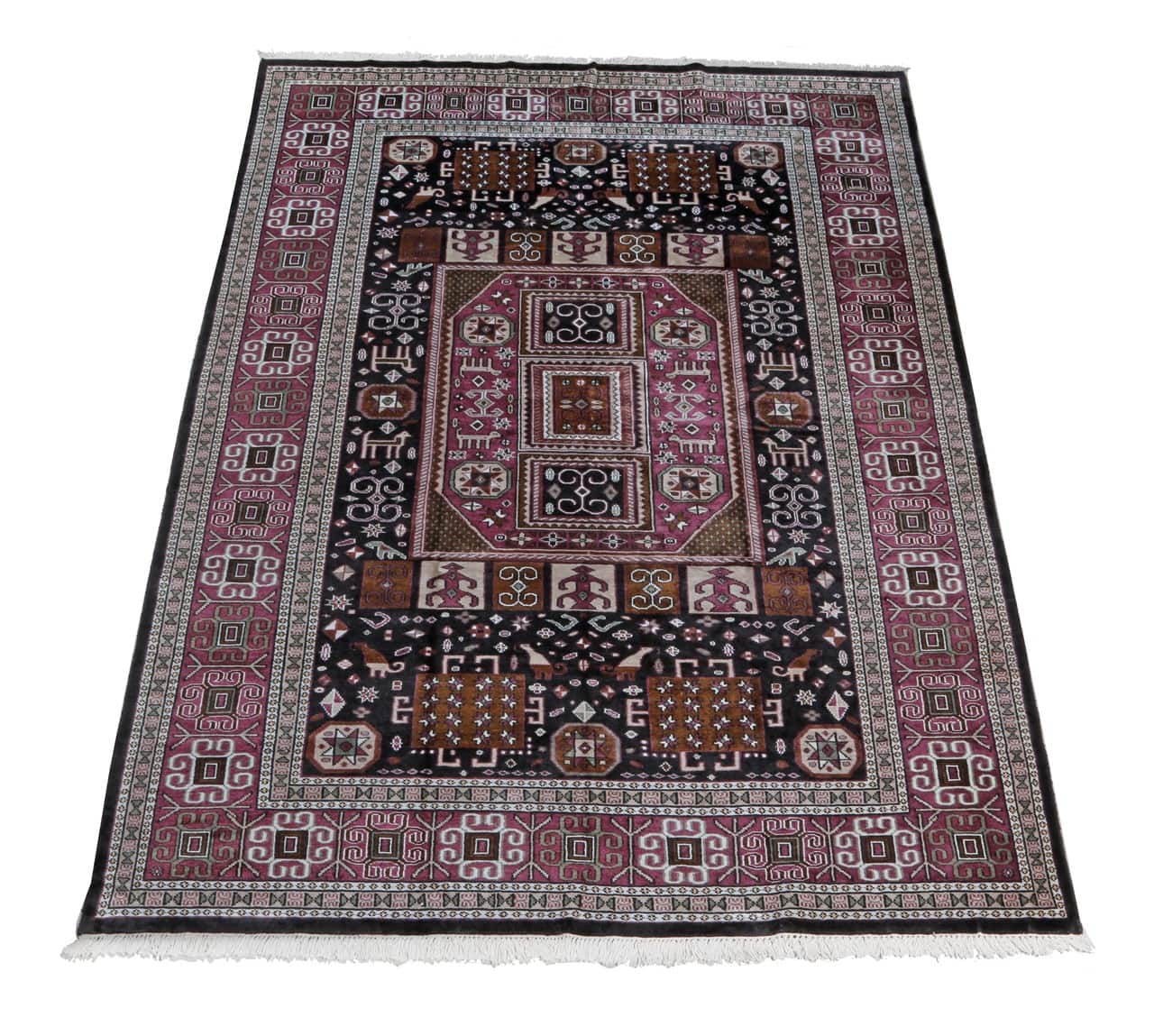 Tappeto Agra in Viscosa - Effetto Seta - Stile Orientale 313x207cm - CarpetLiving