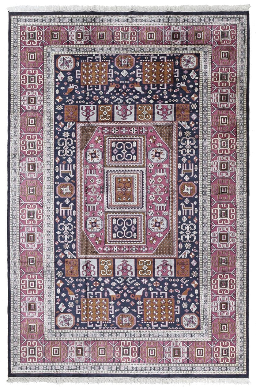 Tappeto Agra in Viscosa - Effetto Seta - Stile Orientale 320x209cm - CarpetLiving