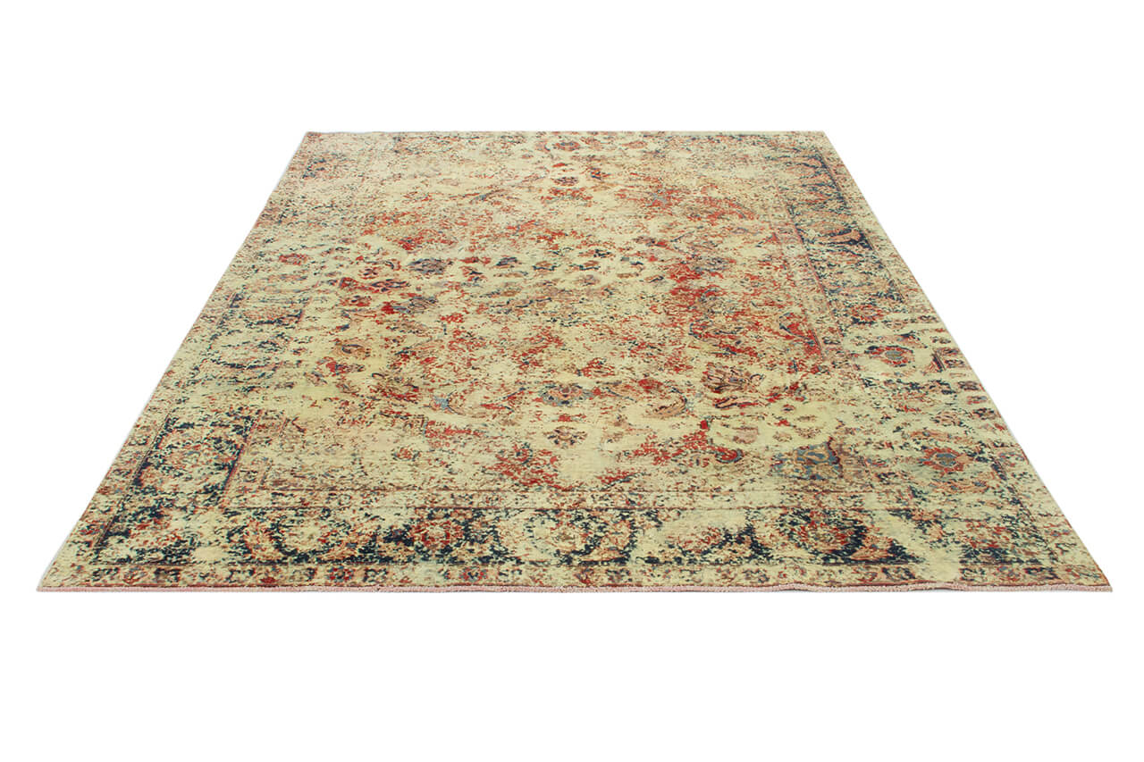 Handmade Authentic Vintage Oriental Rug, 293x204cm
