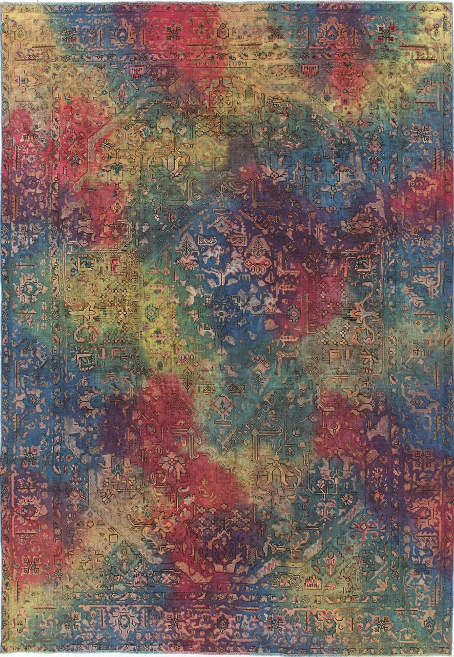 Handmade Authentic Vintage Oriental Rug, 285x194cm