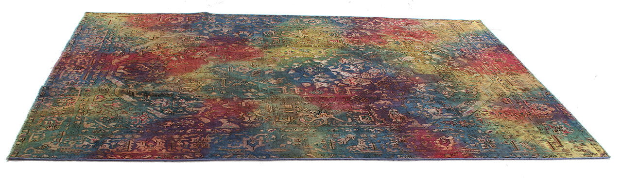 Handmade Authentic Vintage Oriental Rug, 285x194cm