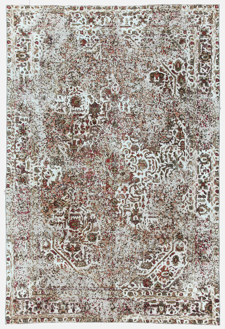 Handmade Authentic Vintage Oriental Rug, 282x178cm
