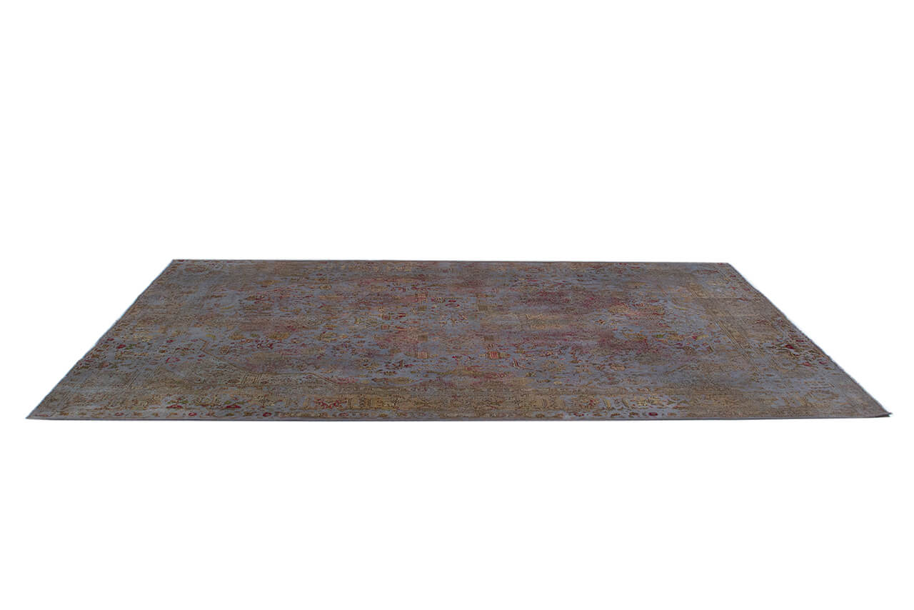 Handmade Authentic Vintage Oriental Rug, 337x241cm