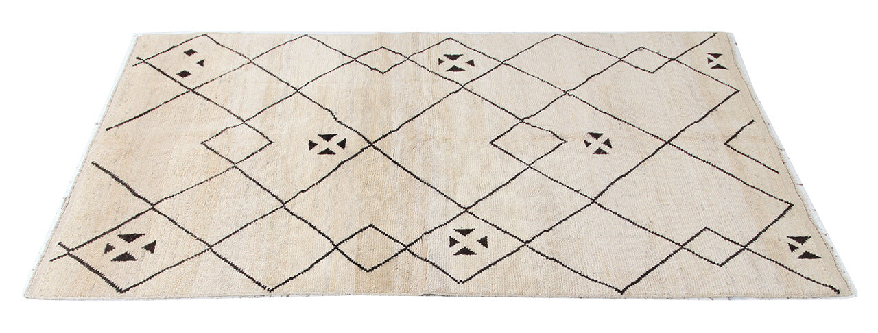 Taimany - Multicolor Tribal Wool Rug - Hand-Knotted 240x150cm