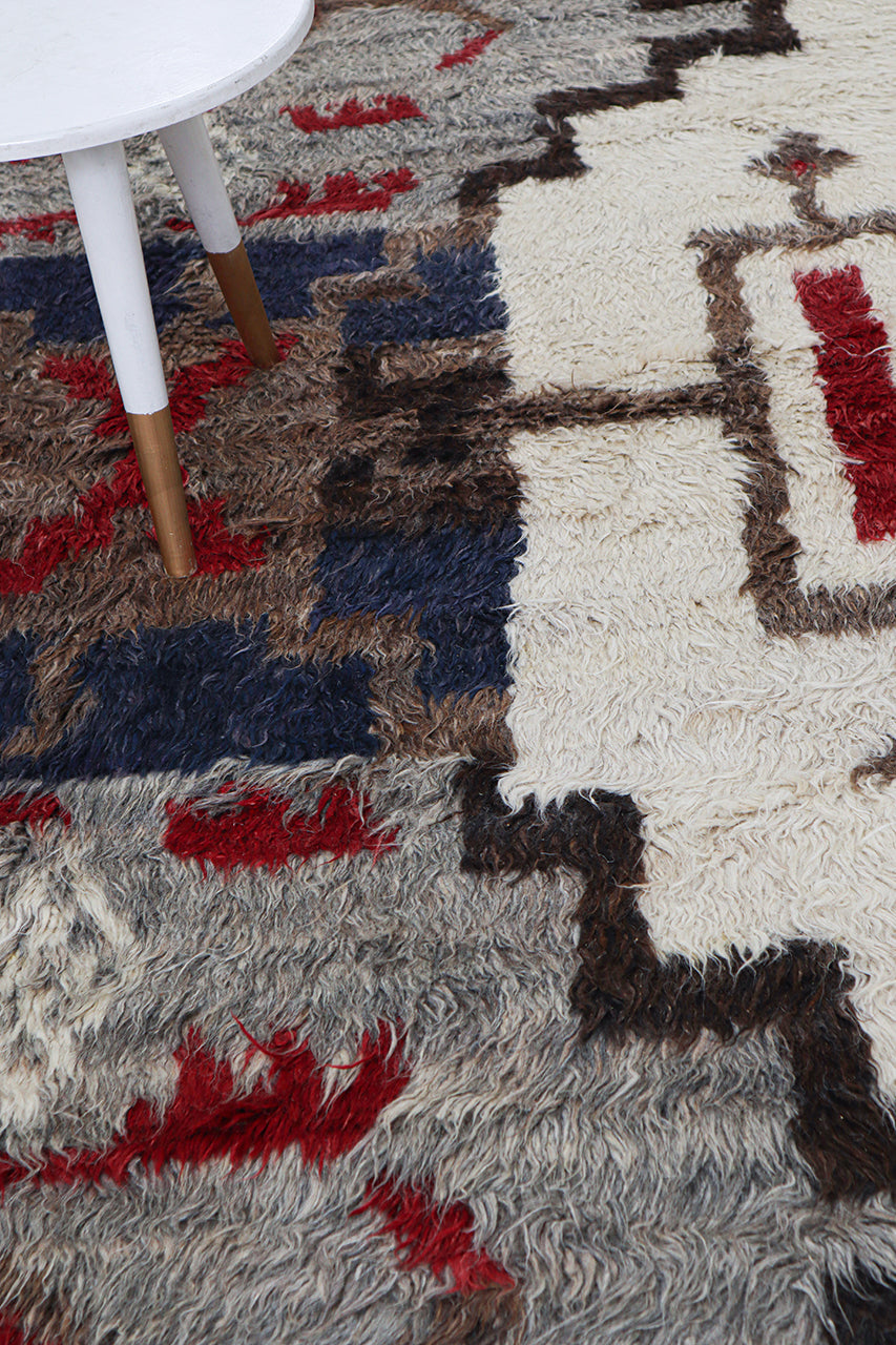 Navajo Berber style carpet multi, handmade 305x210cm