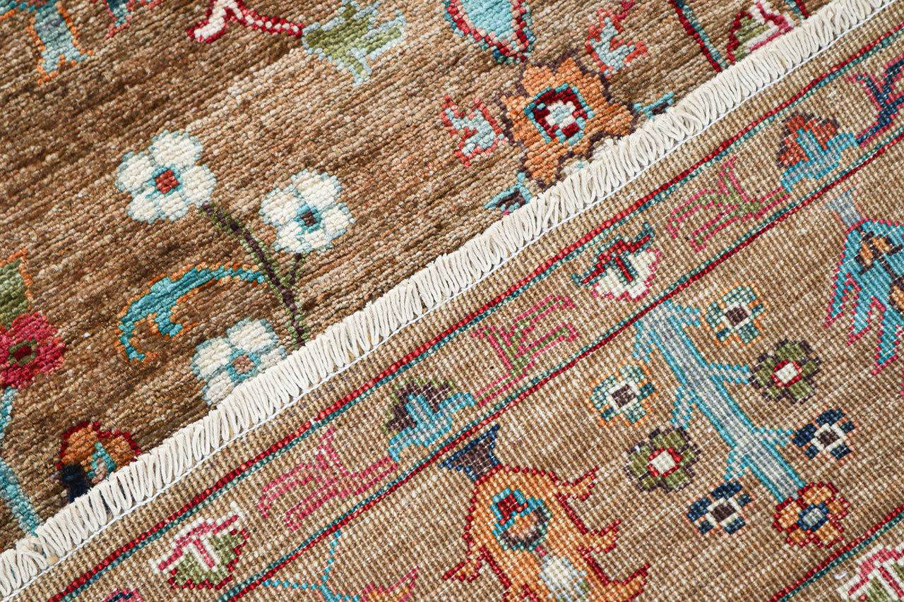 Handmade Ziegler Decorative Floral Rug, 188x130cm
