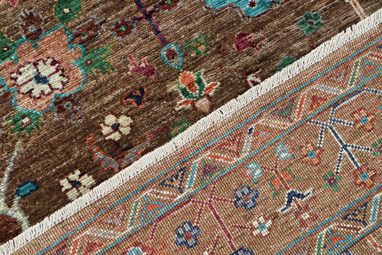 Handmade Ziegler Decorative Floral Rug, 213x154cm