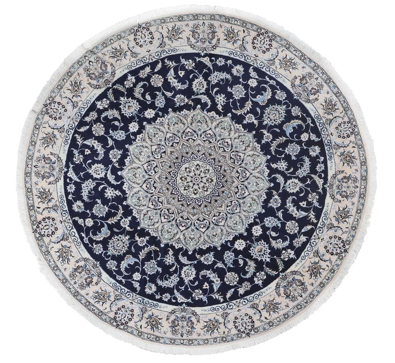 Fine Persian Nain Rug 9La 214_214 cm