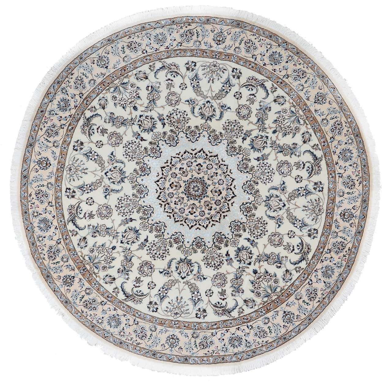 Fine Persian Nain Rug 9La 205_205 cm