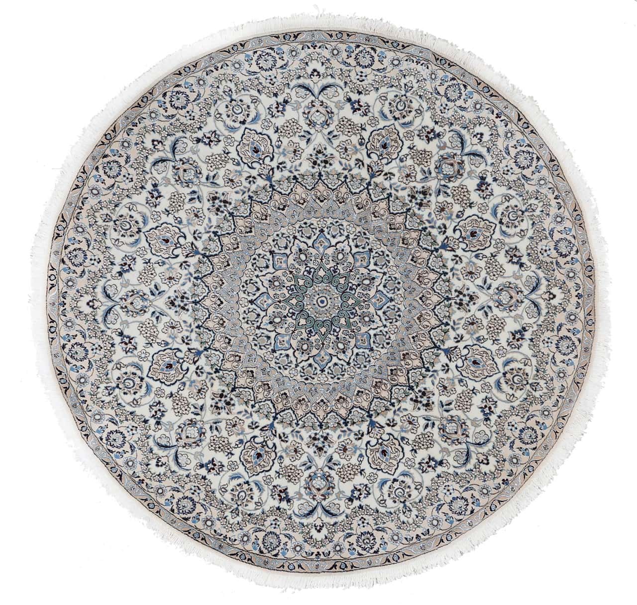 Fine Persian Nain Rug 9La 203_203 cm