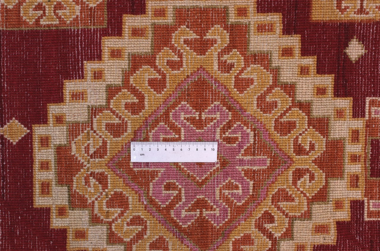 Tappeto Kazak Classico, Rosso, fatto a mano, 305x197cm