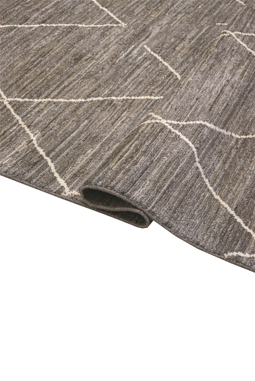 Modern design brown carpet, handmade 416x305cm