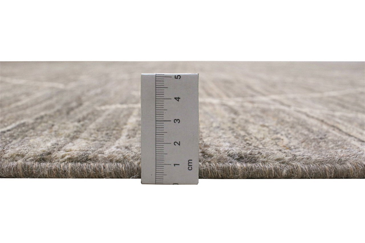 Modern design brown carpet, handmade 416x305cm