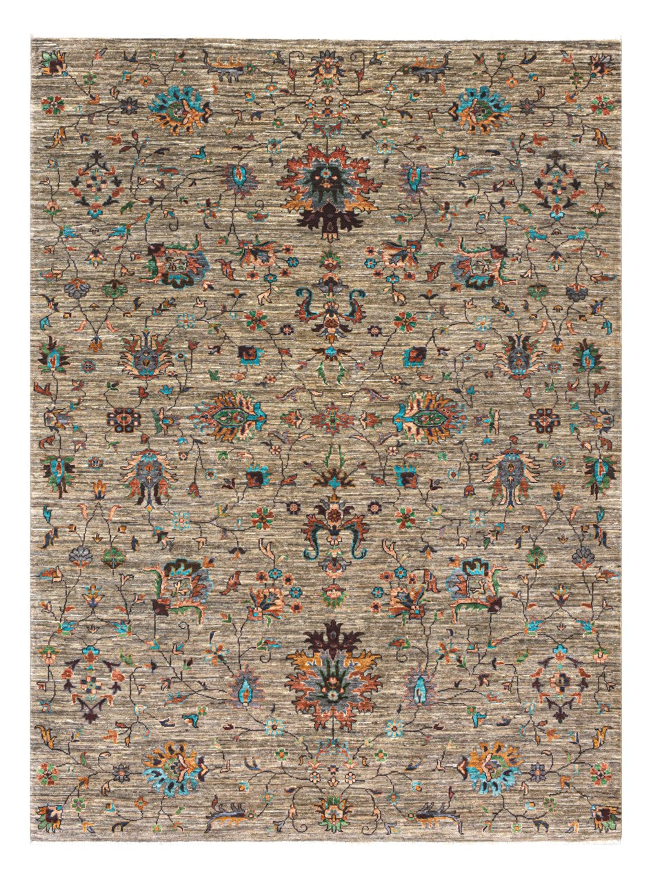 Handmade Ziegler Decorative Floral Rug, 243x174cm
