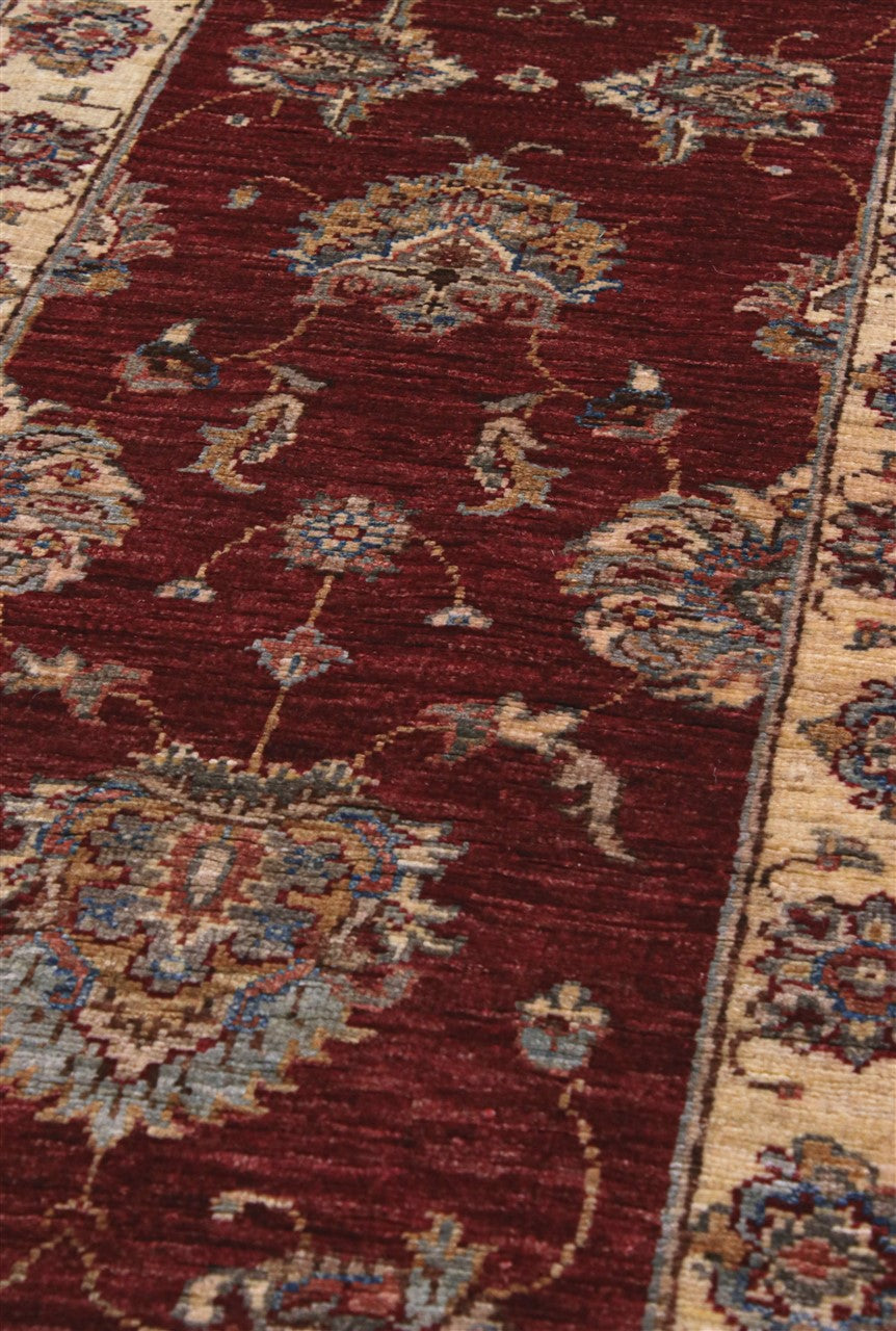 Handmade Premium Ziegler Farahan Wool Rug, 187x60cm