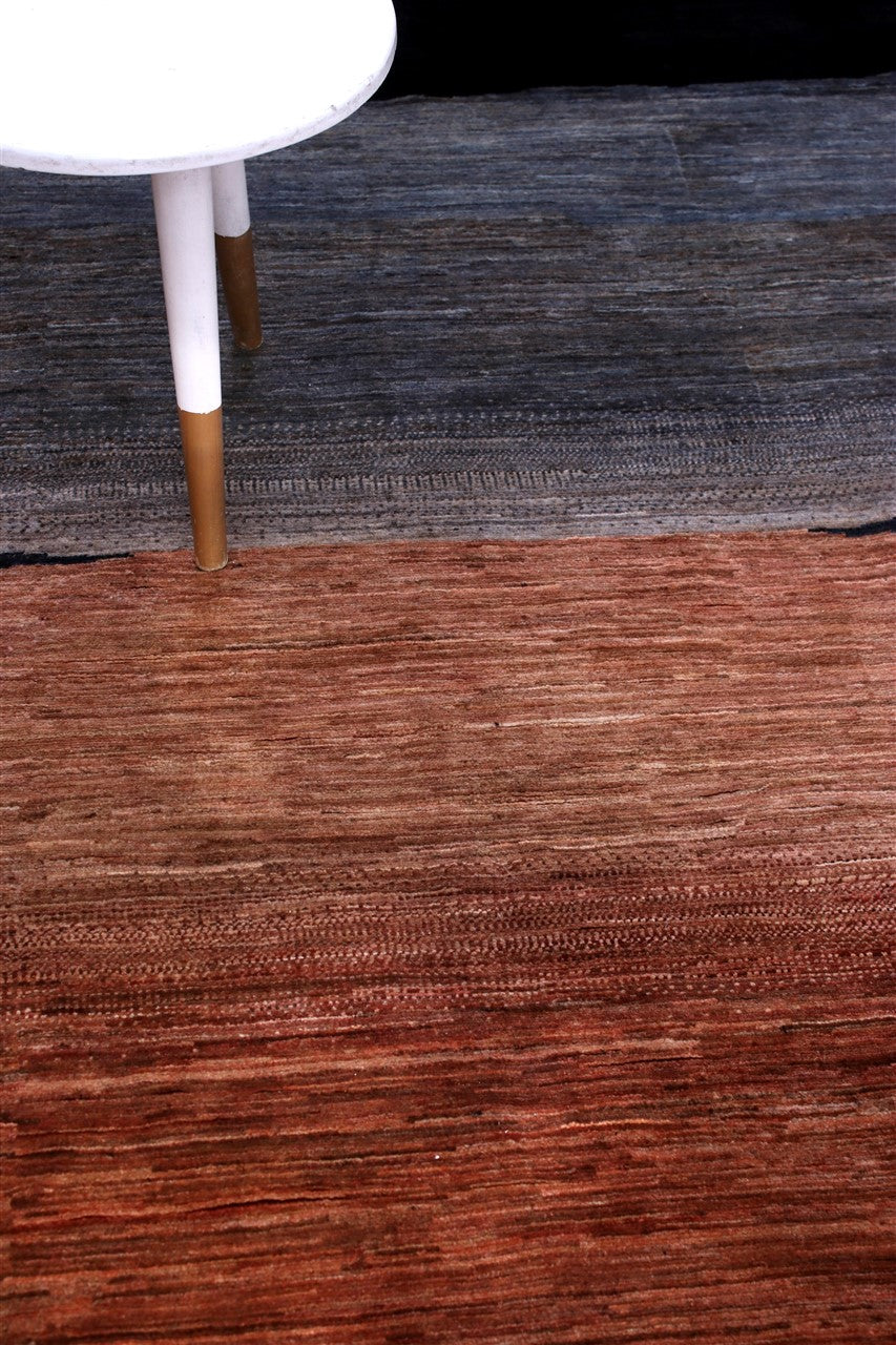 Modern design wool carpet, handmade, multi, 231x170cm