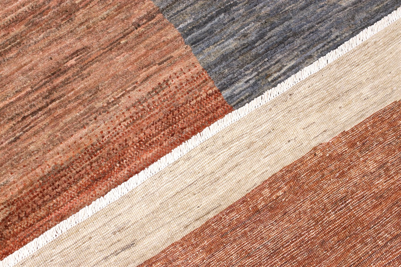 Tappeto moderno di design, fatto a mano, multicolore, 238x173cm