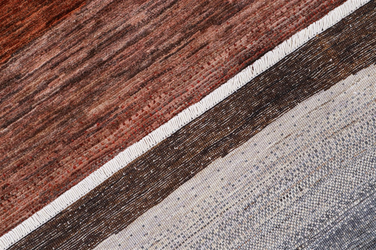 Modern design wool carpet, handmade, multi, 235x174cm