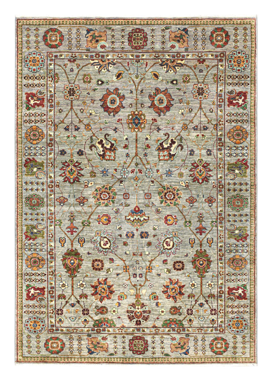 Handmade Ziegler Decorative Floral Rug, 245x174cm