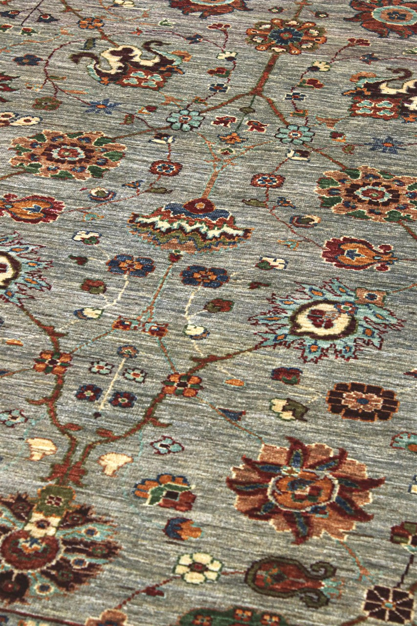 Handmade Ziegler Decorative Floral Rug, 245x174cm