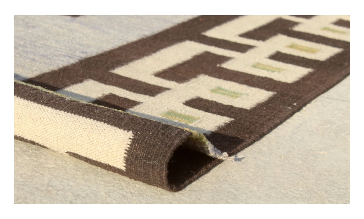Modern wool Kilim carpet multi 232x174cm