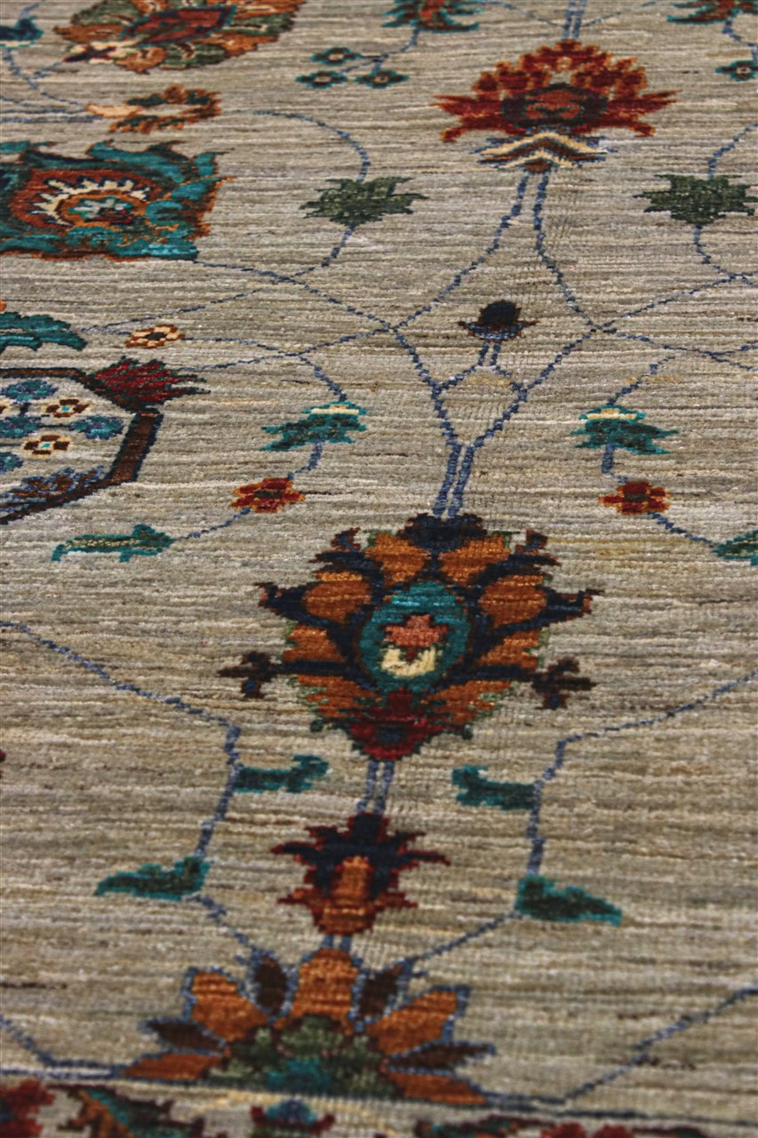 Handmade Ziegler Decorative Floral Rug, 205x156cm