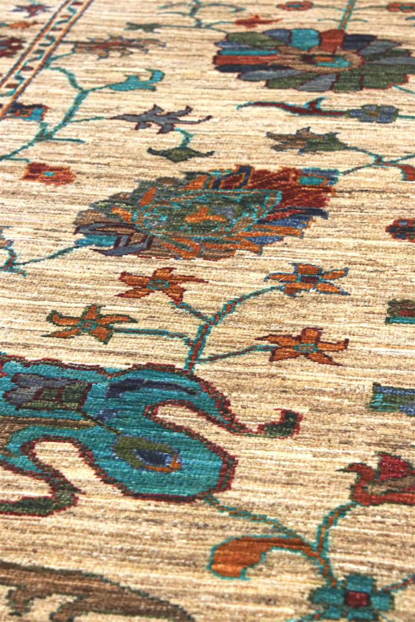 Handmade Ziegler Decorative Floral Rug, 246x85cm